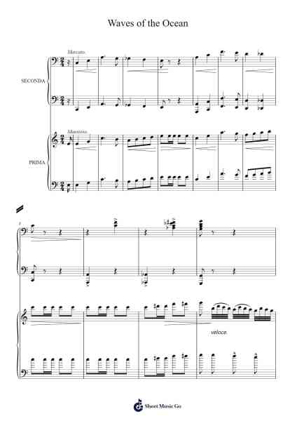 Waves of the Ocean; Galop Sheet Music by Blake Charles Dupee-Arr.Hudvic Nolip