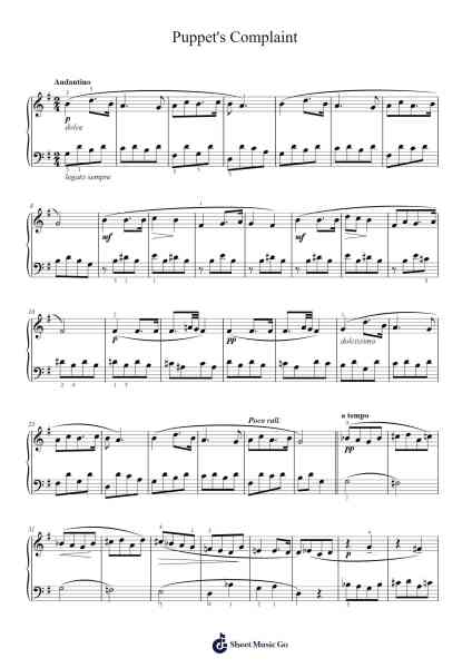 Puppet's Complaint Sheet Music by César Franck-Arr.Boralph Giltin