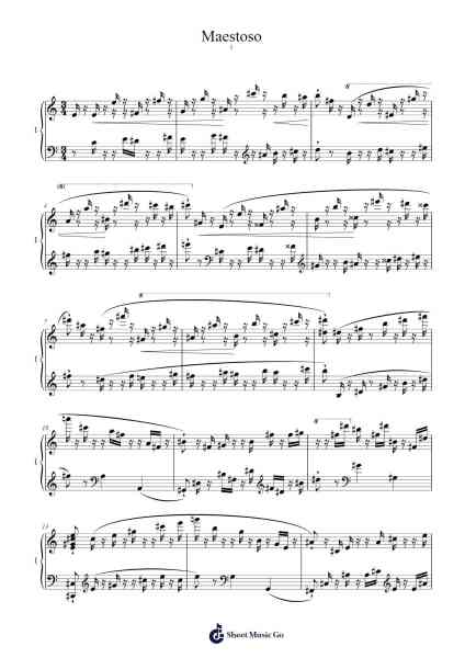 Piano Concerto No. 1 in E Minor, Op. 11 Sheet Music by Frédéric Chopin-Arr.Bownio Elroytier