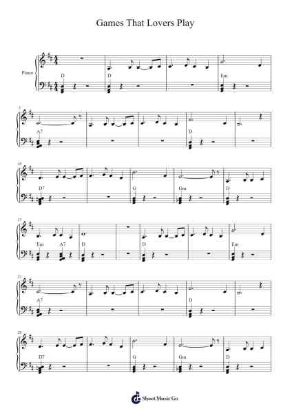 Games That Lovers Play Sheet Music by Wayne Newton-Arr.Blanes Poyale