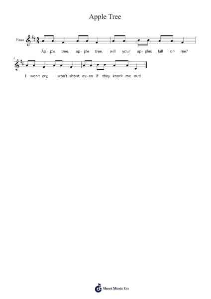 Apple Tree Sheet Music by Misc tunes-Arr.Huttgie Bellcol
