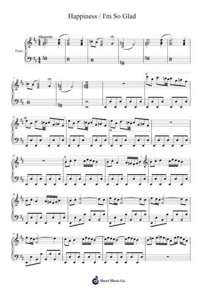 Prelude: Happiness/ I'm So Glad Sheet Music by Deep Purple-Arr.Macre Accer