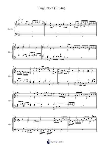 Magnificat octavi toni, Fuge No. 3, P. 346 Sheet Music by Johann Pachelbel-Arr.Bobright