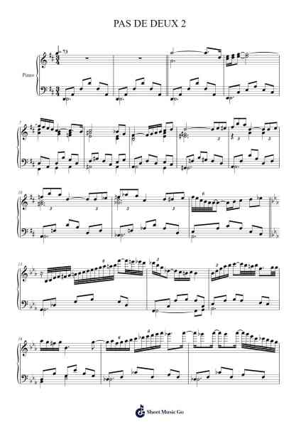 PAS DE DEUX 2 Sheet Music by paullopresti8-Arr.Clytate