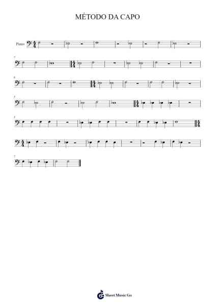 MÉTODO DA CAPO Sheet Music by Hamark-Arr.Nodric