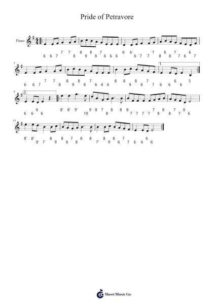 Pride of Petravore Sheet Music by -Arr.Serles