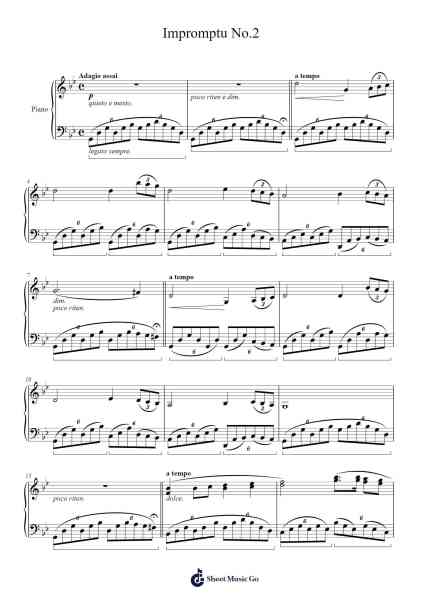 Impromptu No. 2 Sheet Music by Nguyễn Chí Khang-Arr.Darcarr