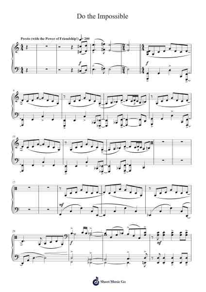 Do the Impossible Sheet Music by Lena Raine-Arr.Thomgreg Woolfgou