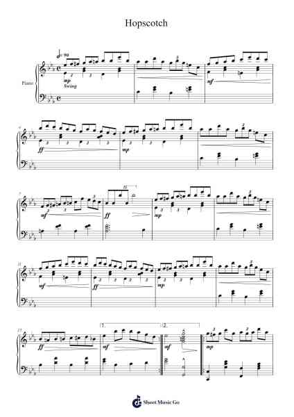 Hopscotch Sheet Music by Stilkim-Arr.O'Conbrooke