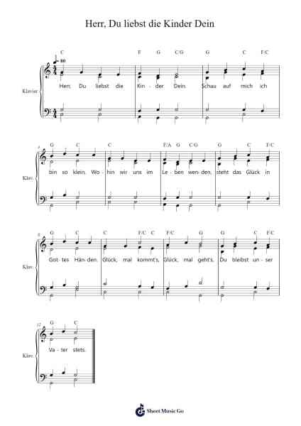 Herr, Du liebst die Kinder Dein 樂譜由 Saxred - 編曲 Osham Noelchi