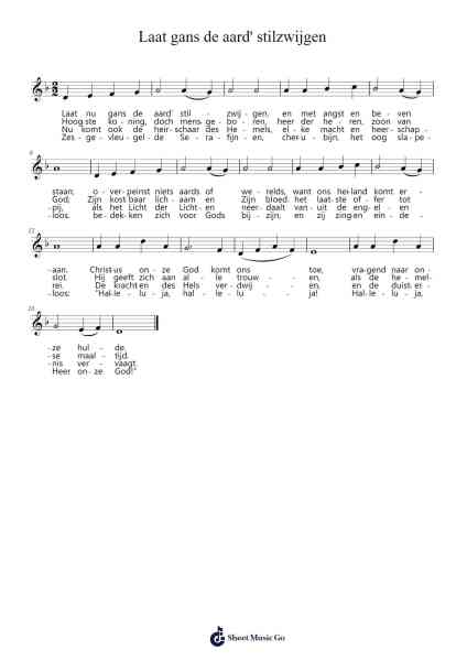 Laat gans de aard' stilzwijgen Sheet Music by undefined-Arr.Housebuck Boylejones