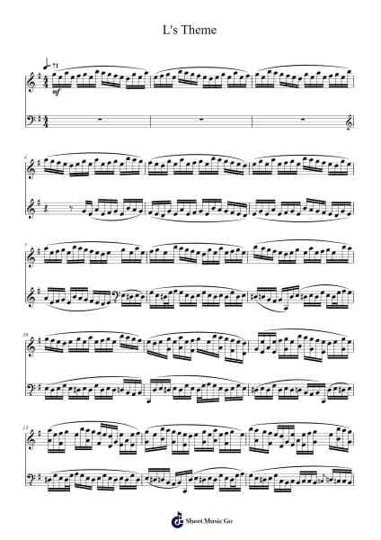 L's Theme Sheet Music by Unknown author-Arr.Sailsharte Troypril