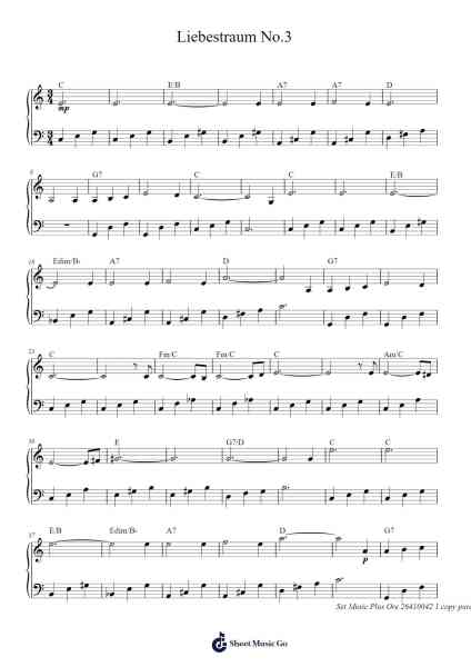 Liebestraum No. 3 in A-Flat Major, S. 541 Sheet Music by Franz Liszt-Arr.Corvan Hewkins