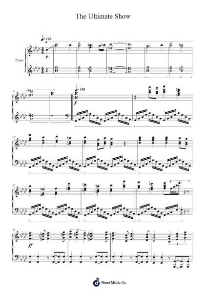 The Ultimate Show Sheet Music by Misc Computer Games-Arr.Milllas
