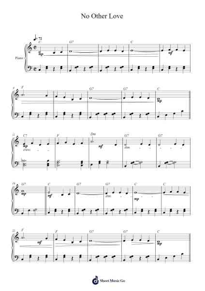 No Other Love Sheet Music by Wymar Kerrnest-Arr.Readerae