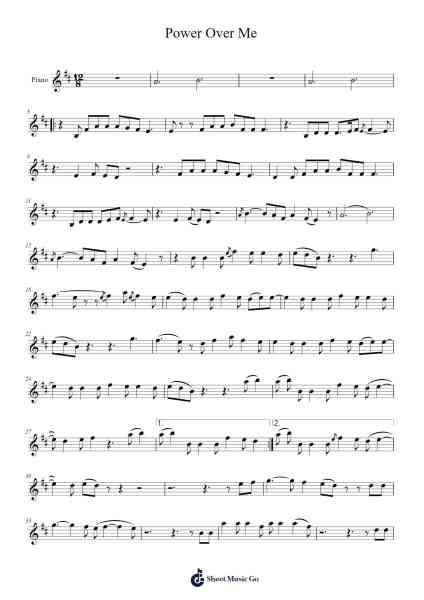 Power Over Me Sheet Music by -Arr.Clarknence