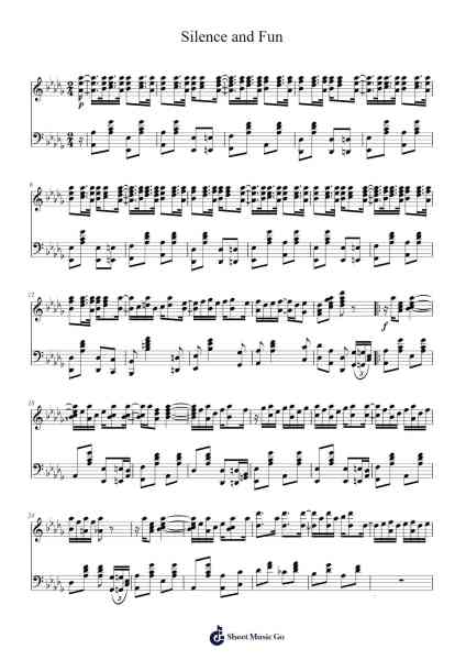 Silence and Fun Sheet Music by Chas. E. Mullen-Arr.Earlfay Joyceraine