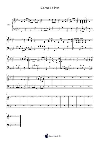 Canto de Paz Sheet Music by Jherson Huchani-Arr.Priestvy