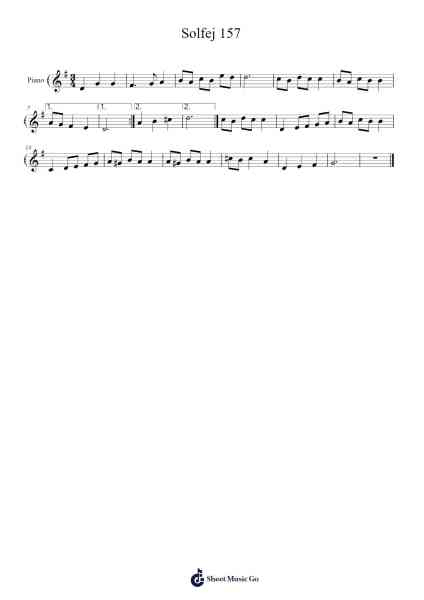 Solfej 157 Sheet Music by Salih Aydoğan-Arr.Stilhan Dalter