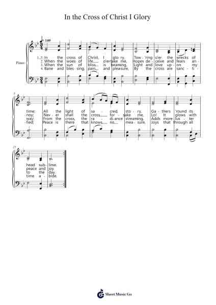 In the Cross of Christ I Glory Sheet Music by Ithamar Conkey-Arr.Zimwild