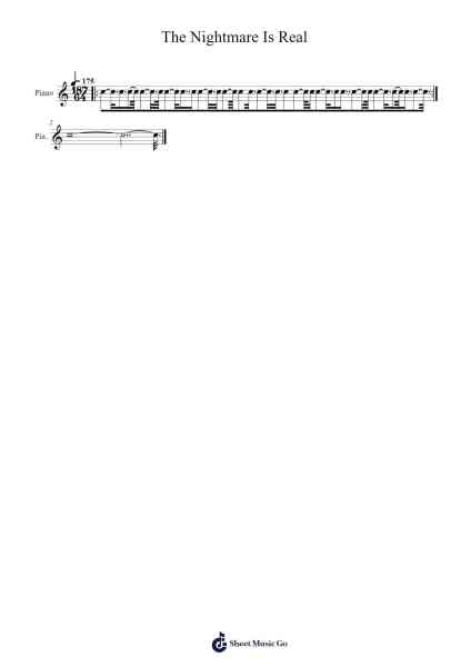 The Nightmare Is Real Sheet Music by Billel Samry-Arr.Babphy