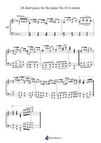 24 Preludes, Op. 28: No. 16 in B-Flat Minor Sheet Music by Z.H. Chou-Arr.Jounic Beauback