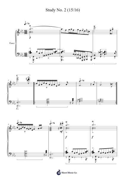 Study No. 2 (15/16) Sheet Music by Felix Mendelssohn-Arr.Pehall