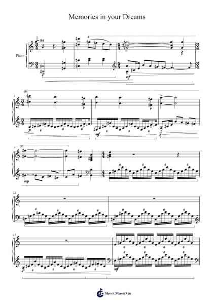 Memories in Your Dreams Sheet Music by Tyler Magyar-Arr.Blantiane Hobrob