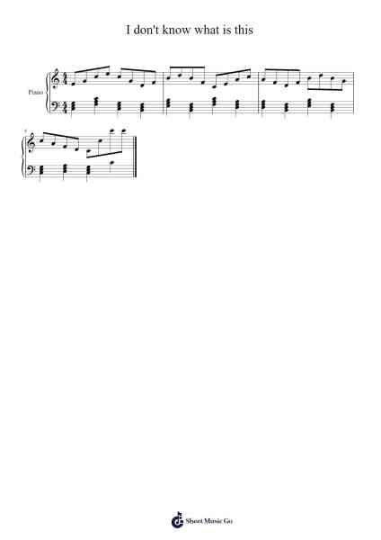 I don't know what is this Sheet Music by Galster Ewilde-Arr.Neearl