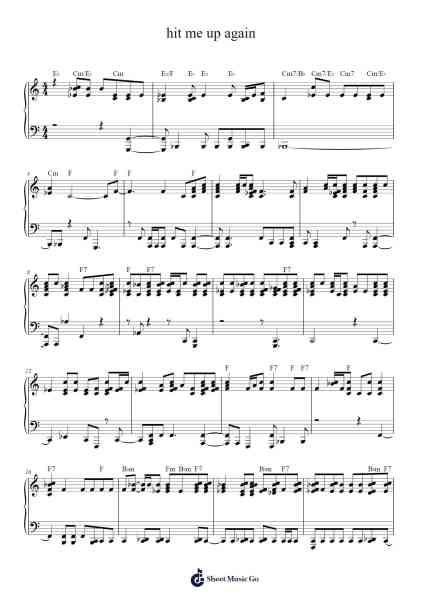 hit me up again Sheet Music by Summer Heart-Arr.Jofield