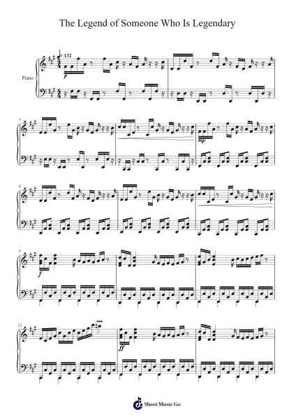 The Legend of Someone Who Is Legendary Sheet Music by Curtis Kruger-Arr.Toddgail