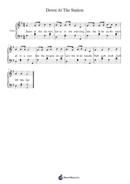 Down At The Station Sheet Music by Traditional-Arr.Sijoyce
