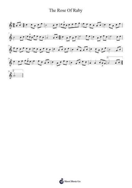 The Rose Of Raby 樂譜由 Laura Church - 編曲 Jaboyle Erve