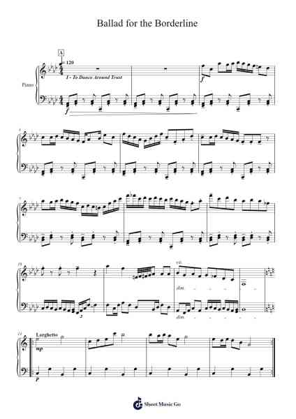 Ballad for the Borderline Sheet Music by Luther J.R. Vox-Arr.Cofny