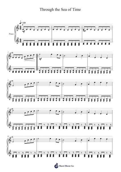 Through the Sea of Time Sheet Music by Arata Iiyoshi-Arr.Gorale Wattia