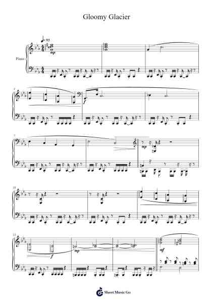 Gloomy Glacier Sheet Music by Paul Lawler/Keith Leary-Arr.Croftsgreg