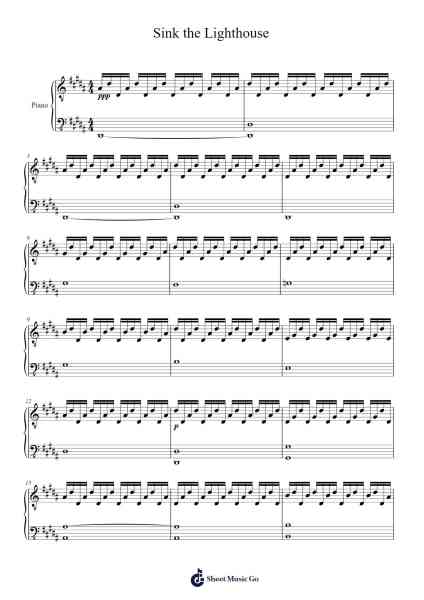 Sink the Lighthouse Sheet Music by Above & Beyond-Arr.Dilpont Trollsper