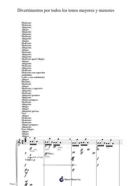 Divertimentos por todos los tonos mayores y menores Sheet Music by Celestina Ledesma-Arr.Sainsthea Flind