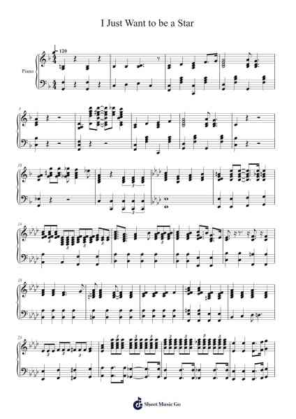 I Just Want to be a Star Sheet Music by undefined-Arr.Fredmew Steinbin