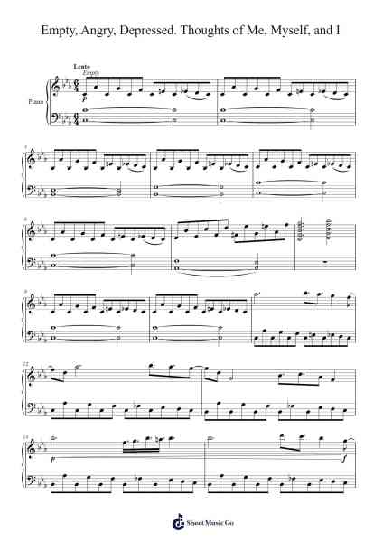 Me, Myself and I Sheet Music by Brandon Mahrle-Arr.Feroll