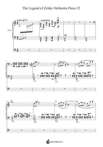 The Legend of Zelda: Orchestra Piece #2 Sheet Music by Mahito Yokota-Arr.Roymens