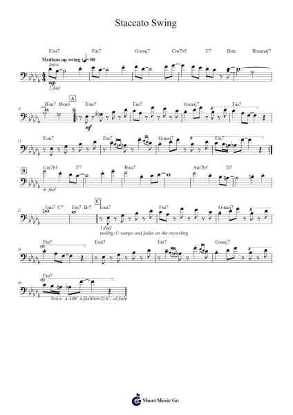 Staccato Swing Sheet Music by Ray Bryant-Arr.Longbohm