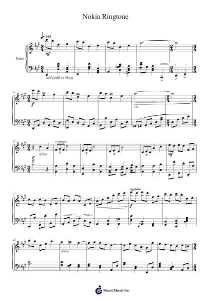 Grande Valse Brillante in E-Flat Major, Op. 18 "Nokia Ringtone Piano arr." Sheet Music by Nathaniel Ng-Arr.Beauze