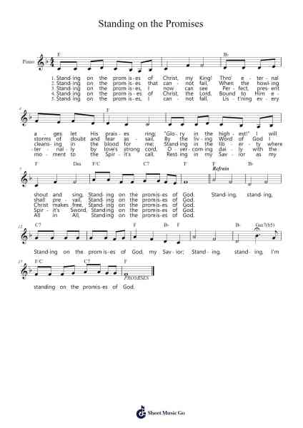 Standing on the Promises Sheet Music by Russell Kelso Carter-Arr.Taypeare Rolius