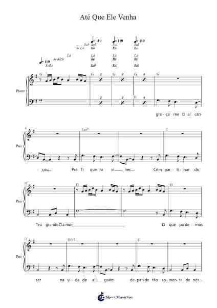 Até Que Ele Venha 樂譜由 ALEXANDRE MAGNANI - 編曲 Trismark