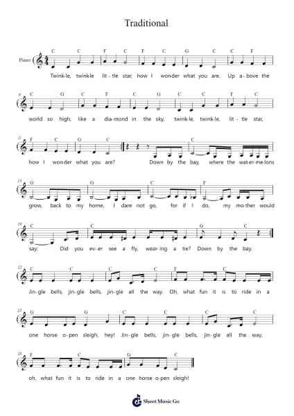 Traditional Sheet Music by Traditional-Arr.Huxver Birdnee