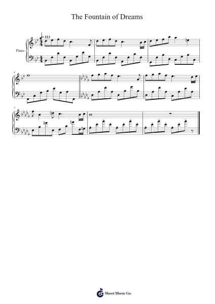 The Fountain of Dreams Sheet Music by Hirokazu Ando-Arr.Leighborn
