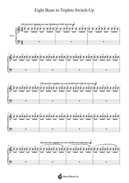 Eight Beats to Triplets Switch-Up Sheet Music by Jontier-Arr.Ivessid