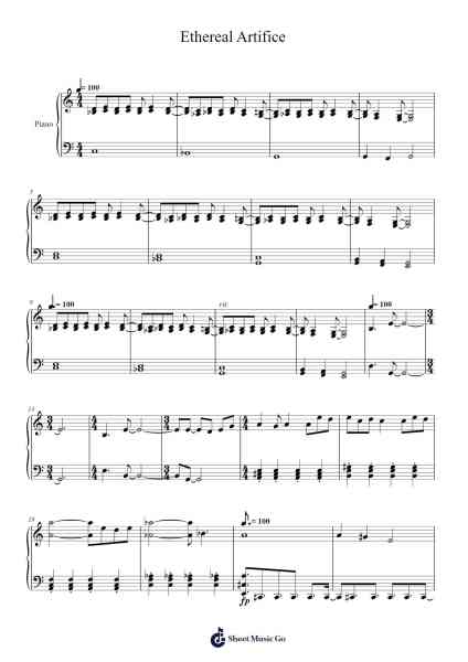 Ethereal Artifice Sheet Music by Kevin Heitt-Arr.Jersoon