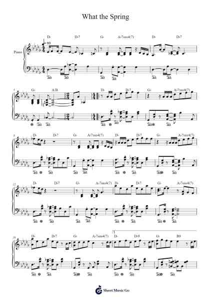 What the Spring Sheet Music by 10cm-Arr.Shirvien
